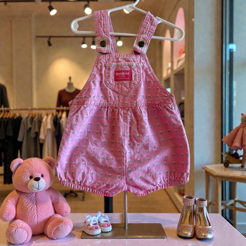 OshKosh B'gosh Light Pink Kids Overalls